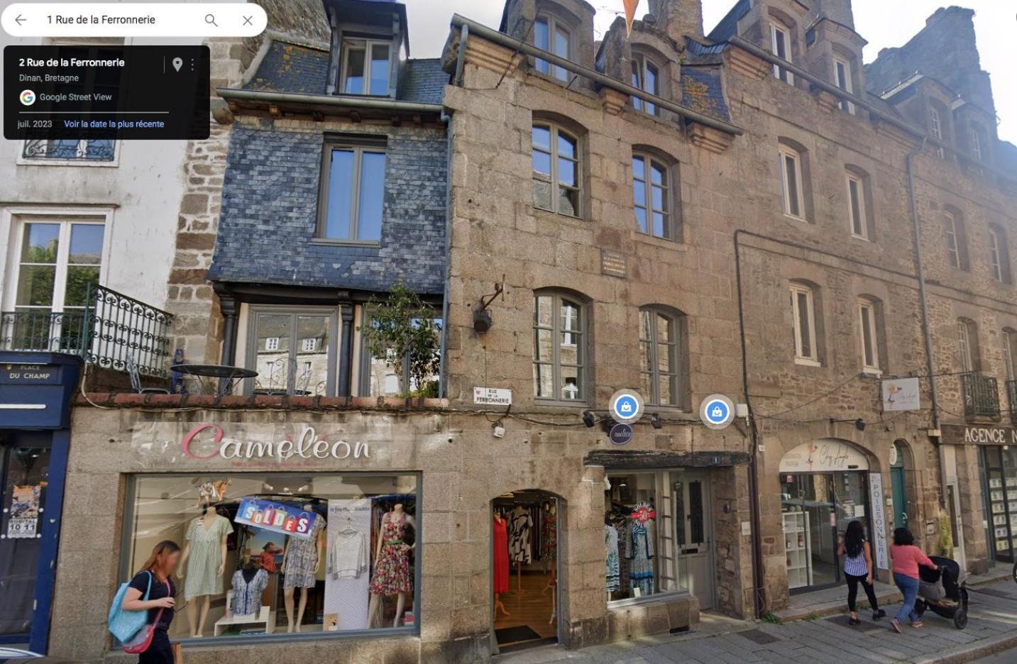Le Duclos, Appartement Rez-De-Jardin Dinan Centre Exterior photo